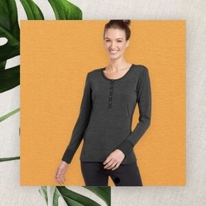 Kuhl Svenna Jersey Long Sleeve Top Size Medium NWT Dark Grey